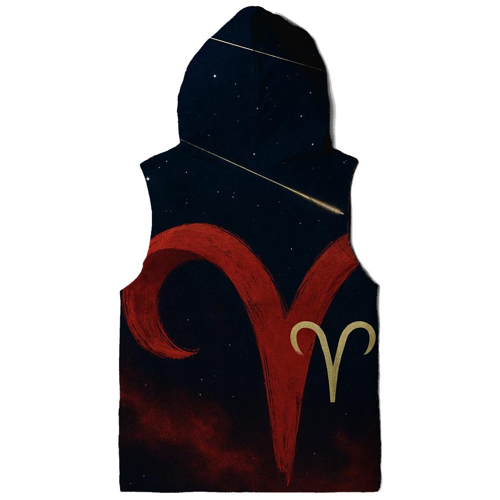 Aries Meteor Spark Ram Sigil graphic hoodies
