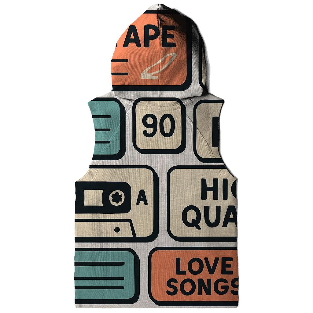 Cassette Label Sticker Collage designer hoodies