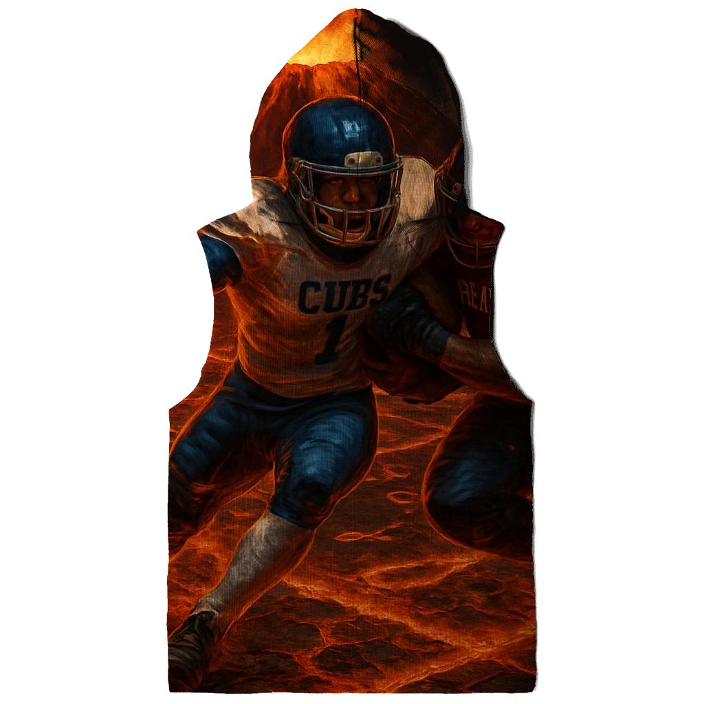 Volcano Rim Rivalry End Zone Stand heavyweight hoodies