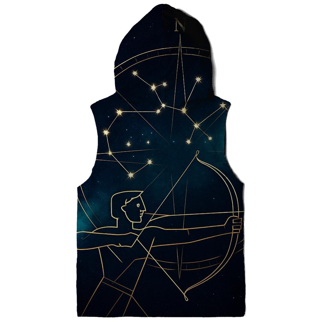 Sagittarius Galactic Archer Star Compass hoodie trends