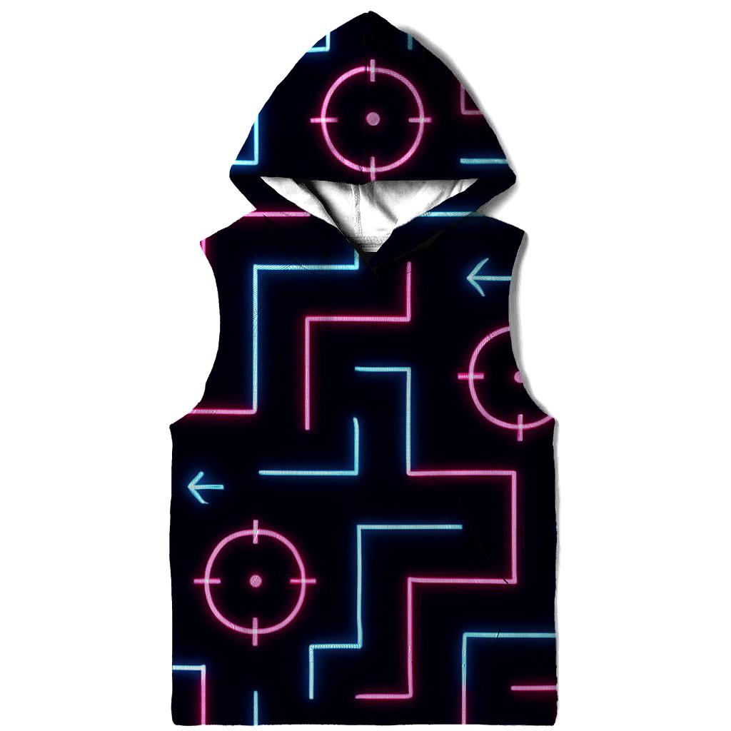 Laser Tag Arena Maze Lines hoodie trends