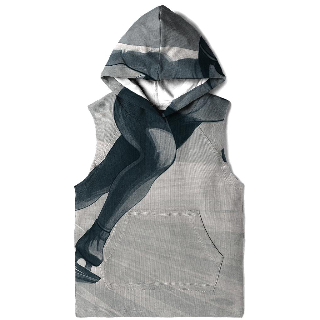 Lunar Ice Speed Skating printed hoodies
