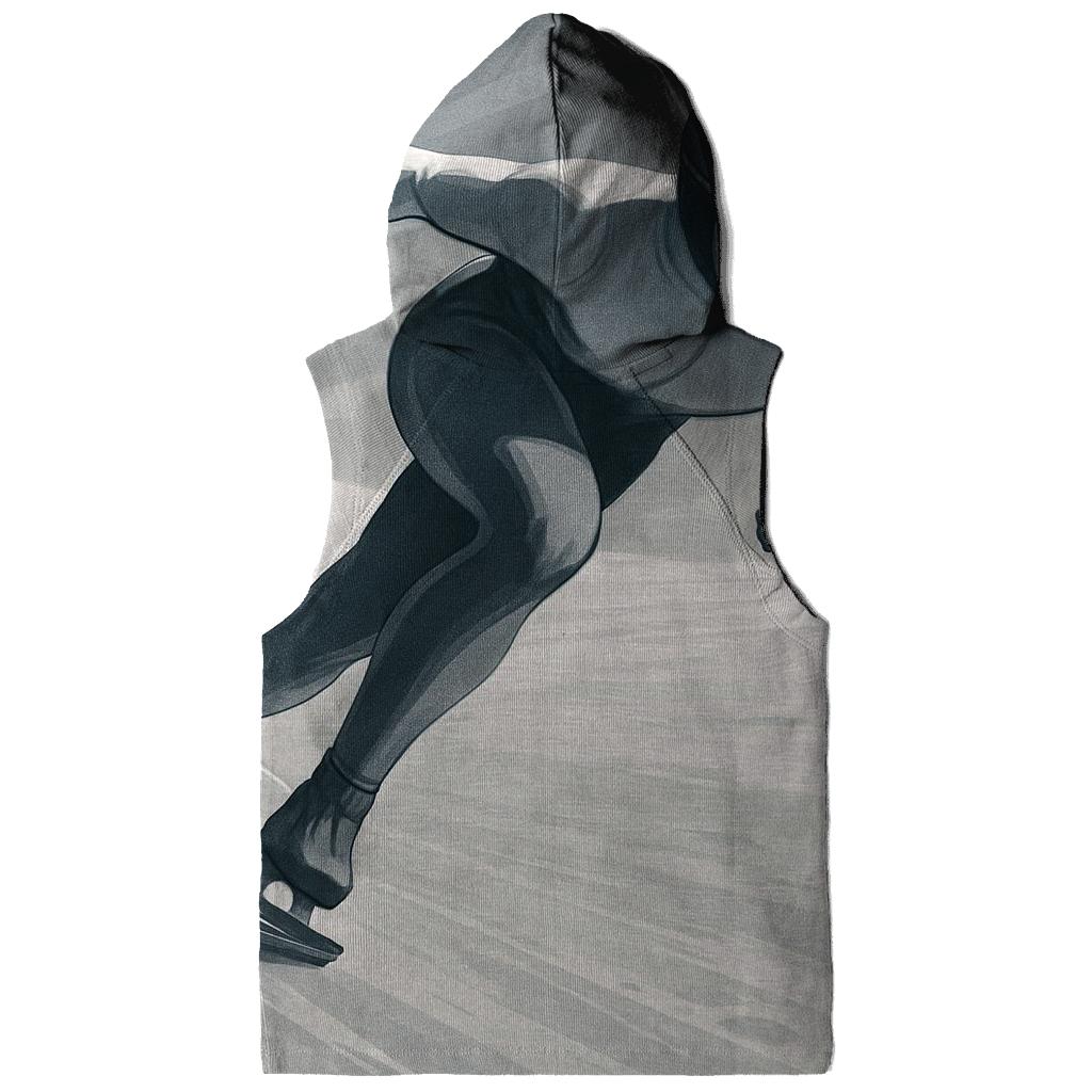 Lunar Ice Speed Skating printed hoodies