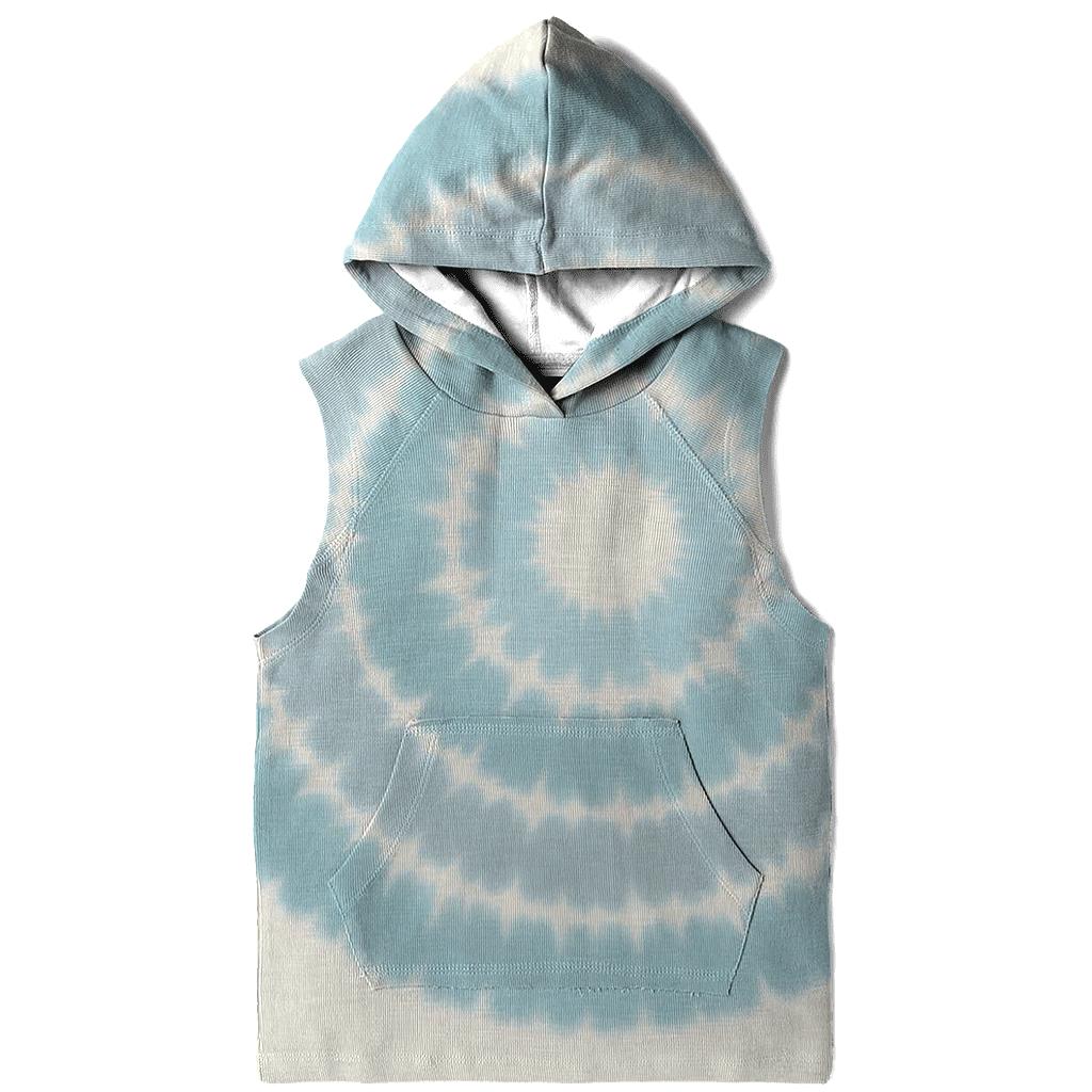 Ice Ring Shibori Ripple Circle pullover hoodies