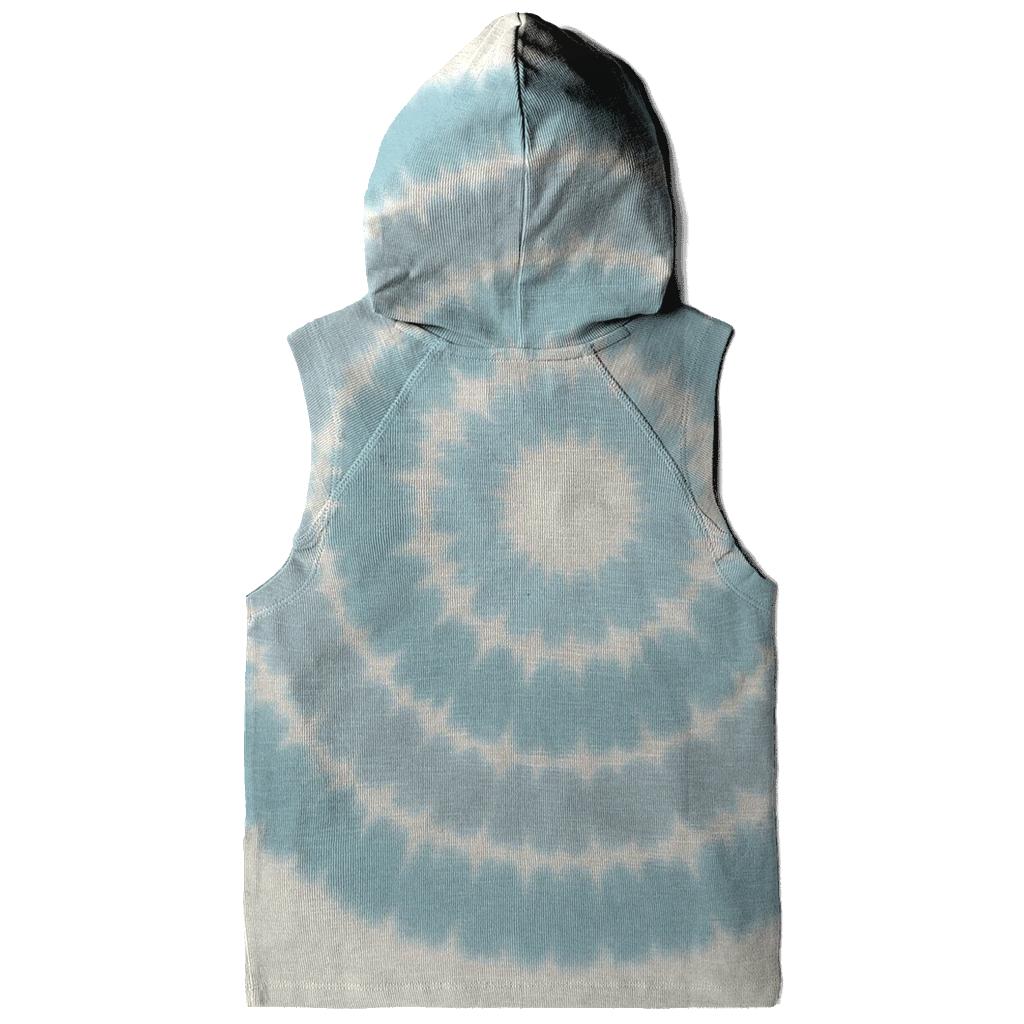 Ice Ring Shibori Ripple Circle pullover hoodies