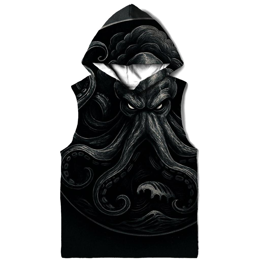 Ink Storm Kraken Emblem hoodies fashion