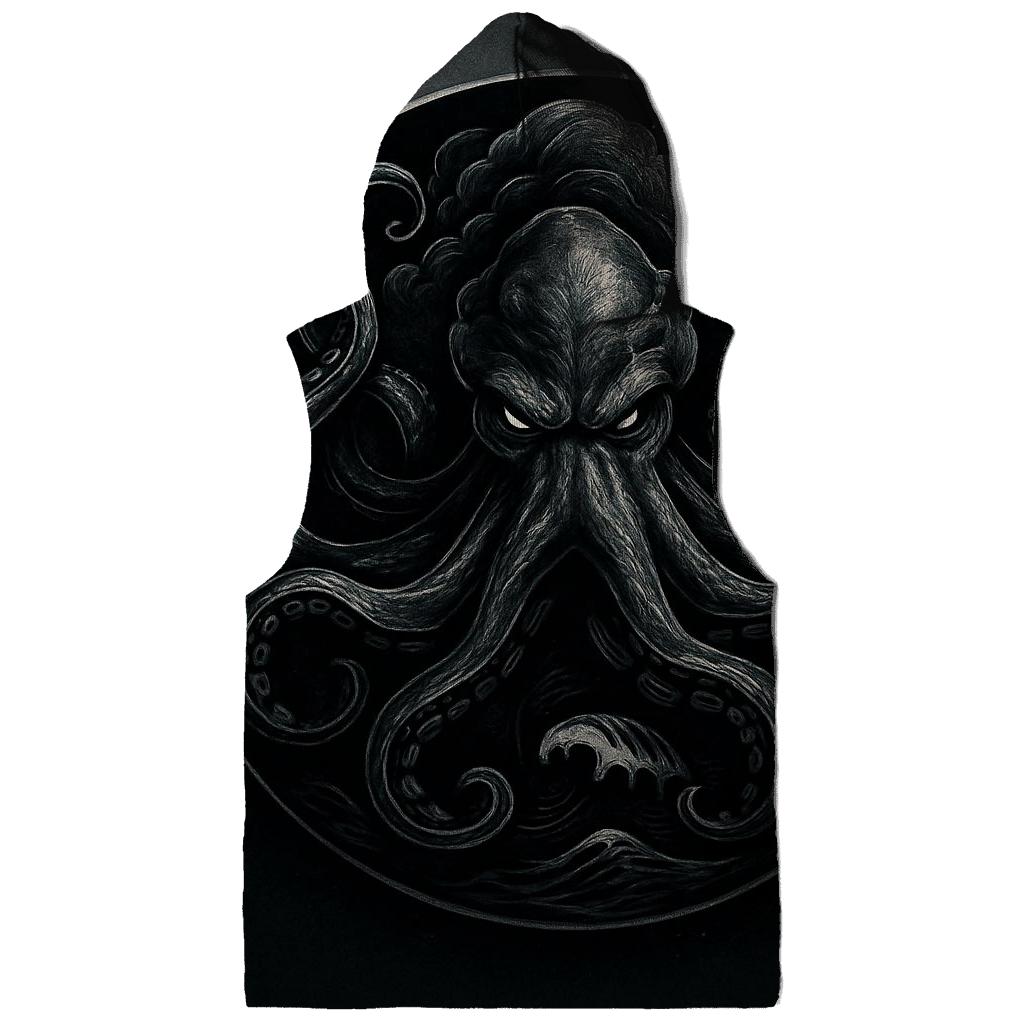 Ink Storm Kraken Emblem hoodies fashion