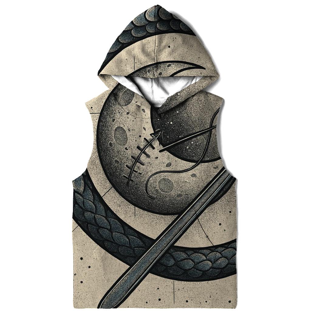 Lunar Surgeon Ouroboros printed hoodies