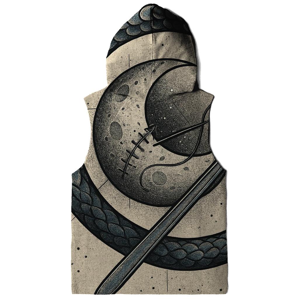 Lunar Surgeon Ouroboros printed hoodies