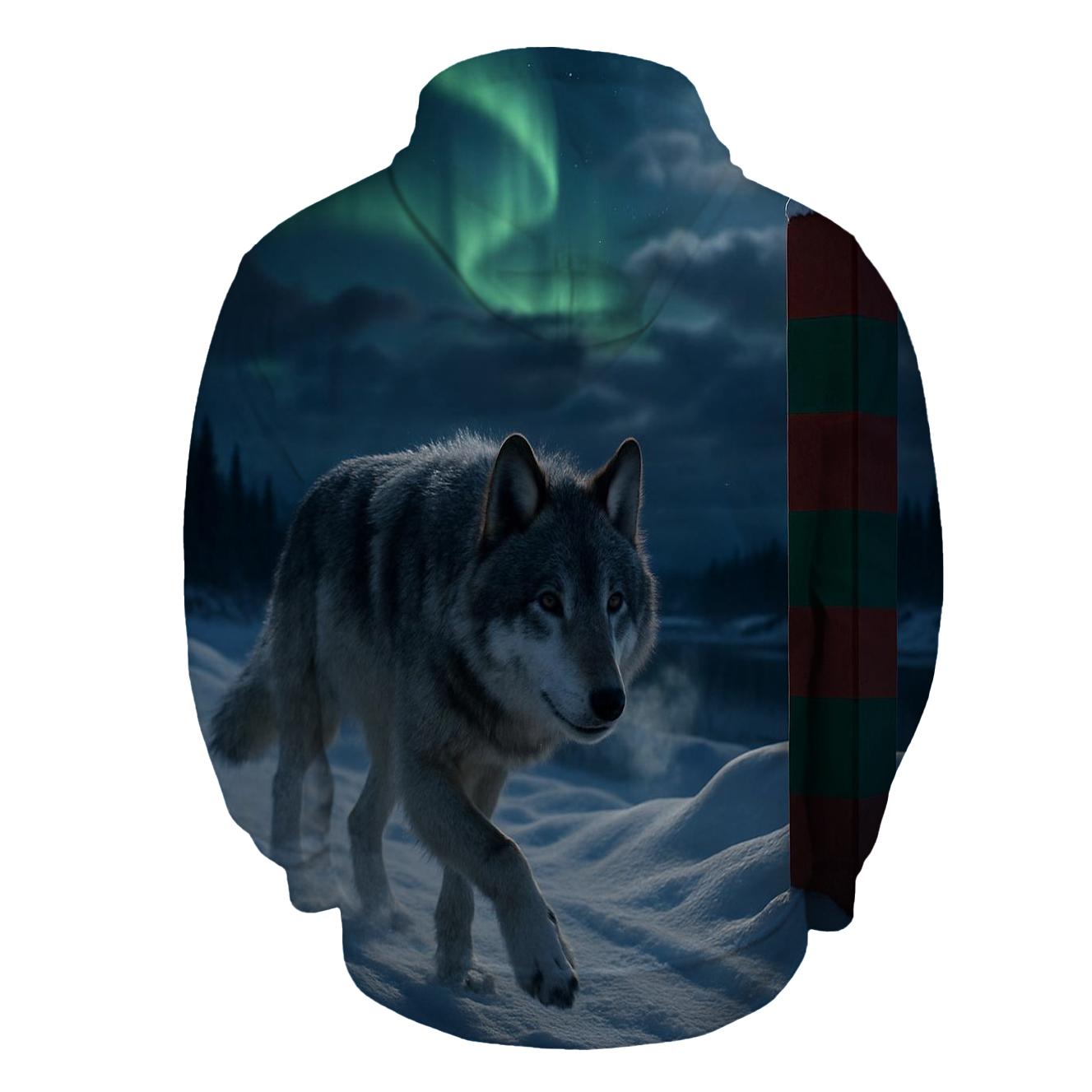 Aurora Border Patrol Wolf heavyweight hoodies