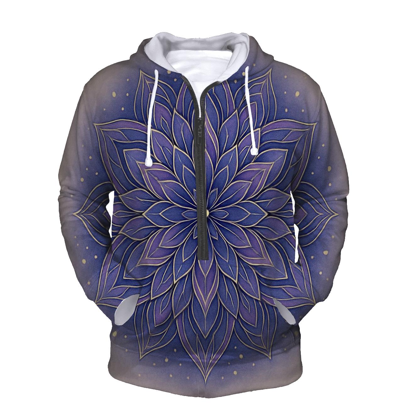Starlit Mandala Bloom hoodies fashion