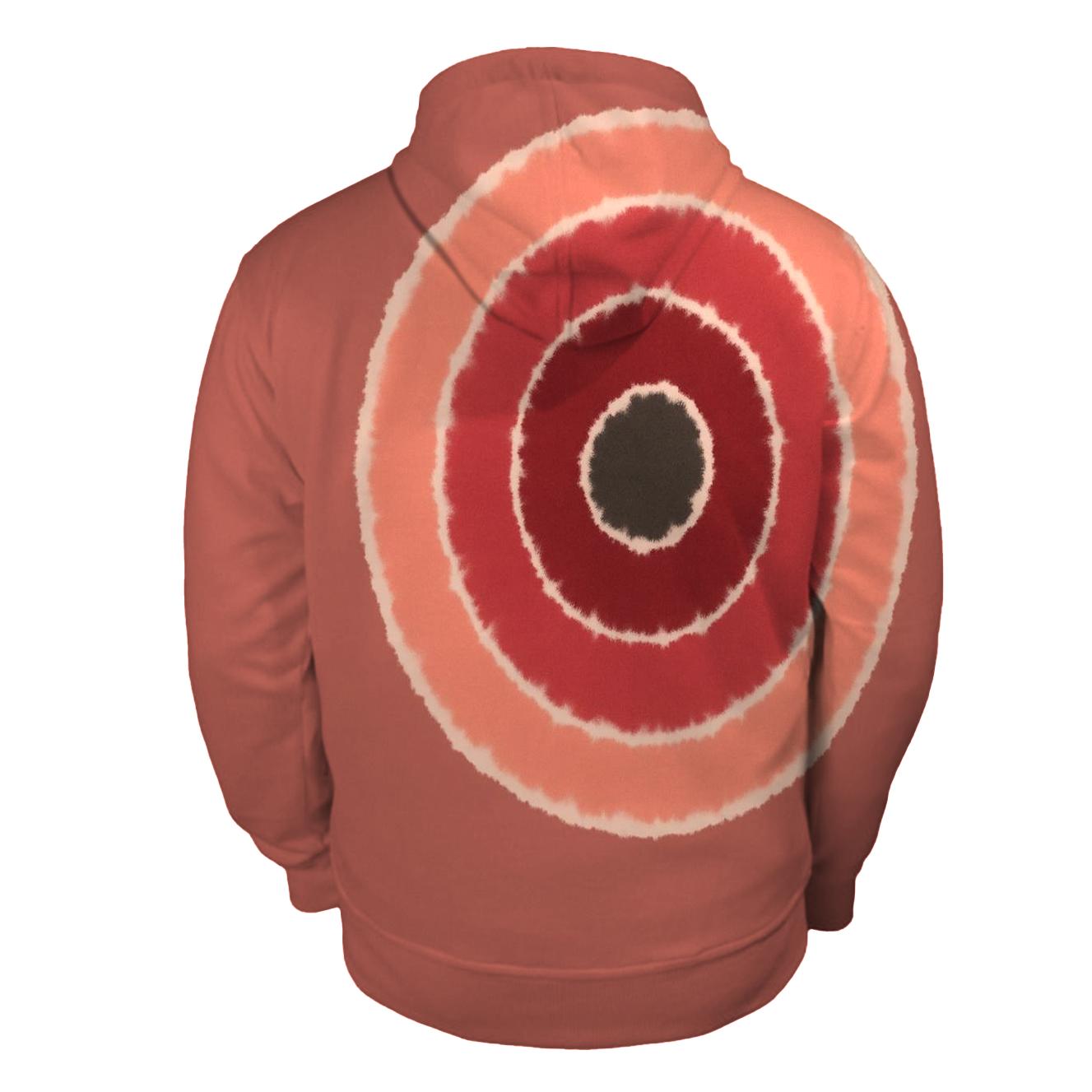 Lunar Eclipse Bullseye Halo Rings graphic hoodies