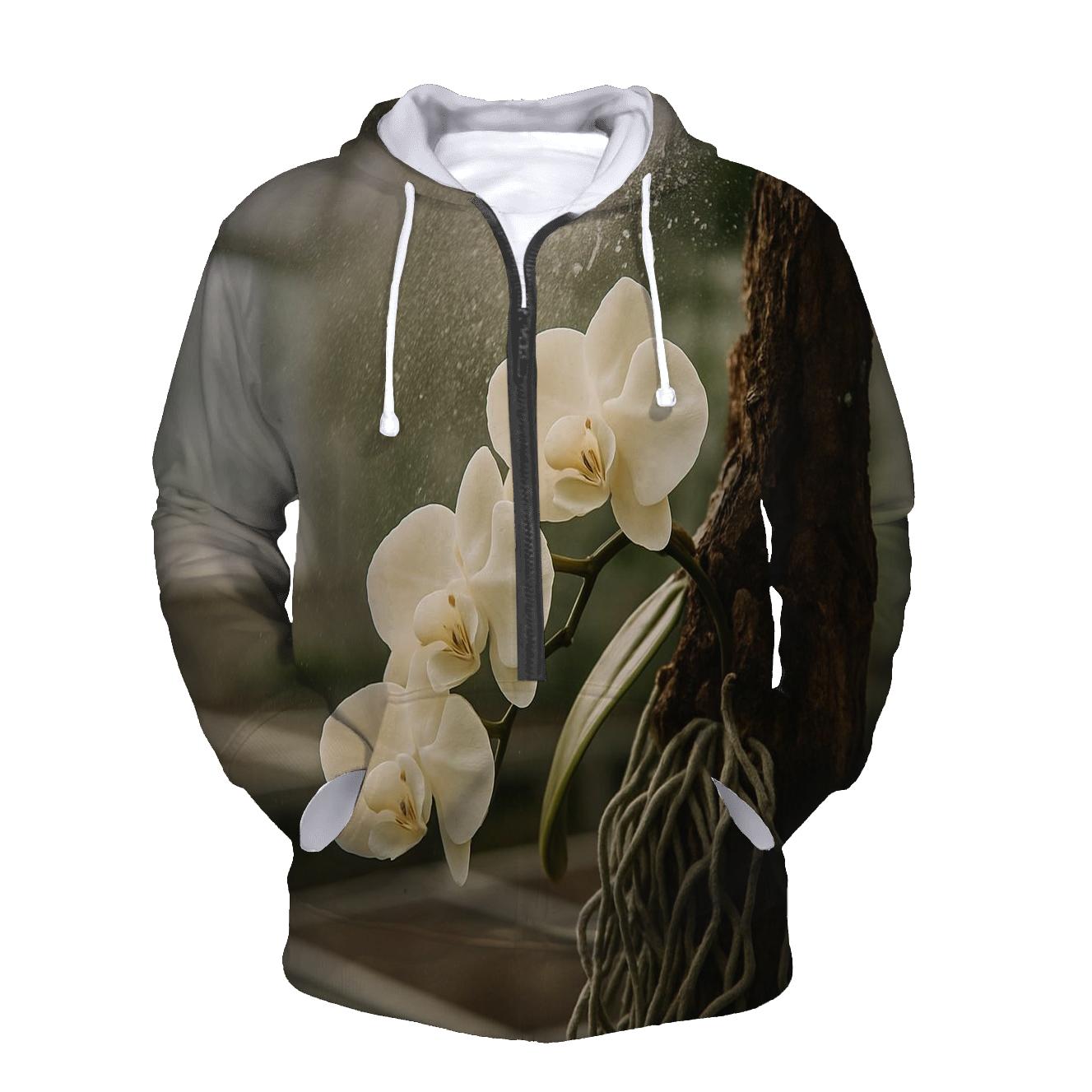 Orchid Roots In A Greenhouse Misting Cycle hoodie designs