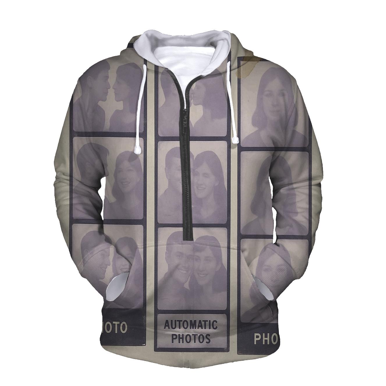 Old School Photo Booth Strip Collage hoodies fashion