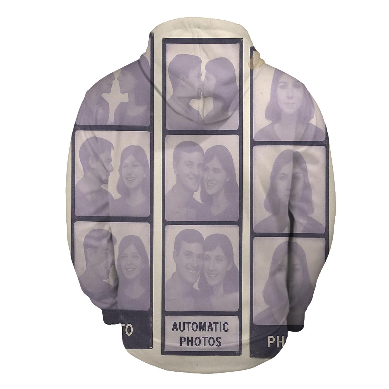 Old School Photo Booth Strip Collage hoodies fashion
