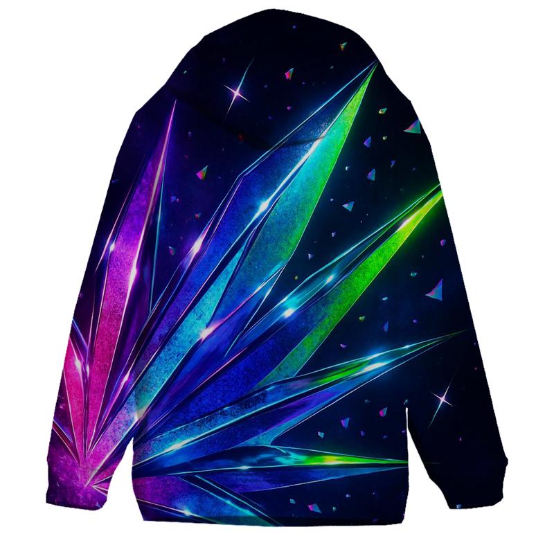 Neon Prism Afterglow embroidered hoodies