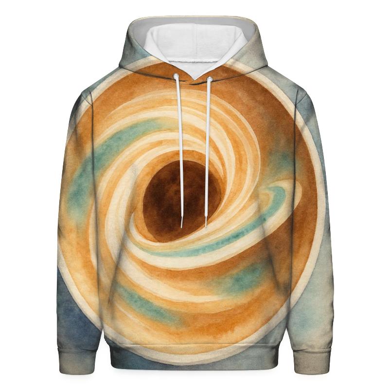 Latte Orbit Swirl heavyweight hoodies