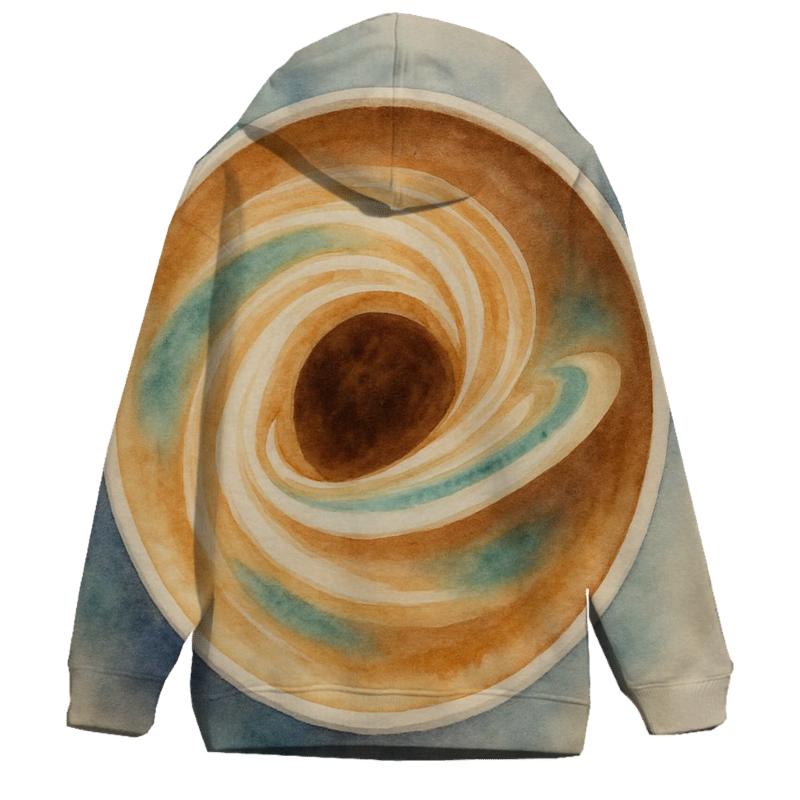 Latte Orbit Swirl heavyweight hoodies