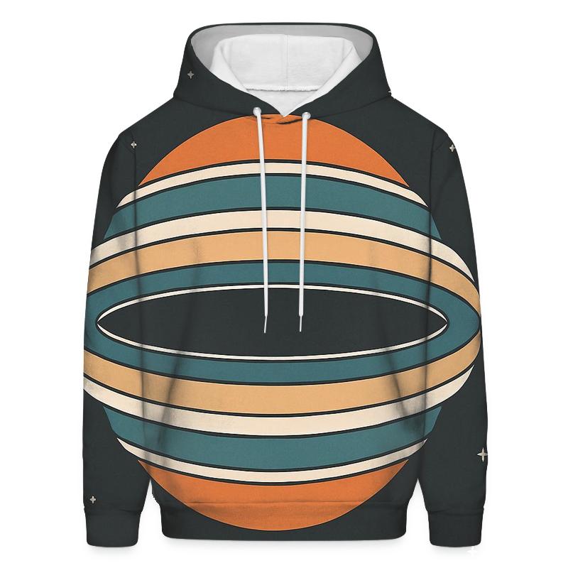 Accretion Belt Parallels embroidered hoodies