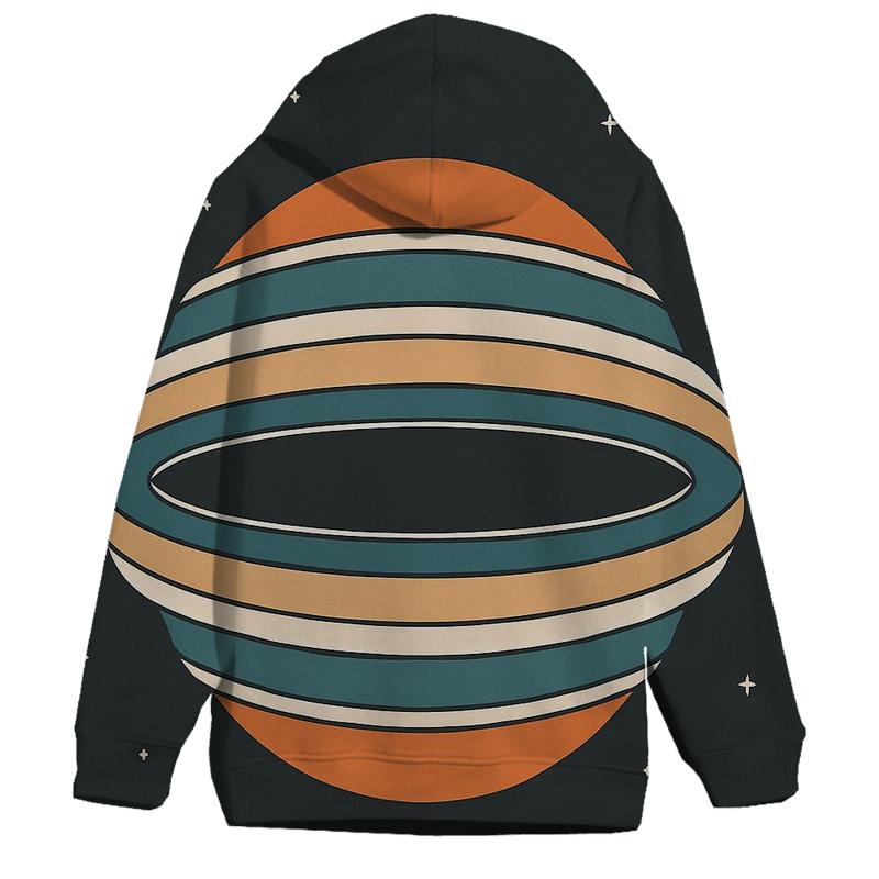 Accretion Belt Parallels embroidered hoodies