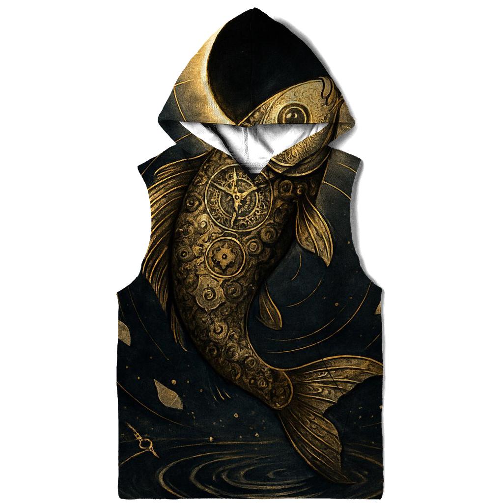 Clockwork Koi Eclipse premium hoodies
