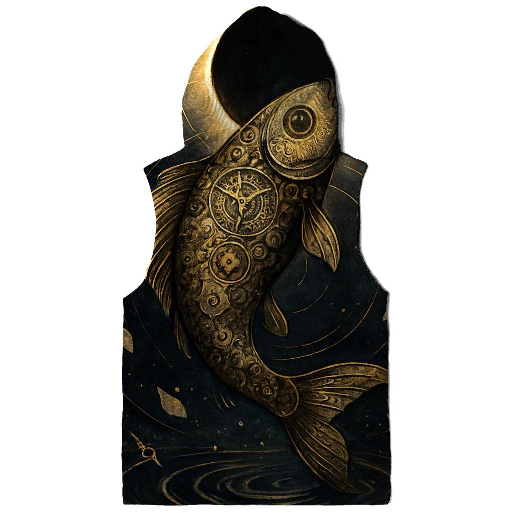 Clockwork Koi Eclipse premium hoodies