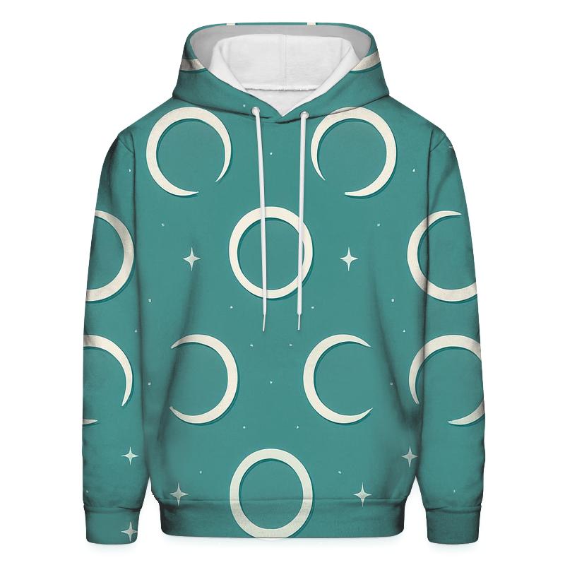 Gravitational Lens Arc Lattice premium hoodies