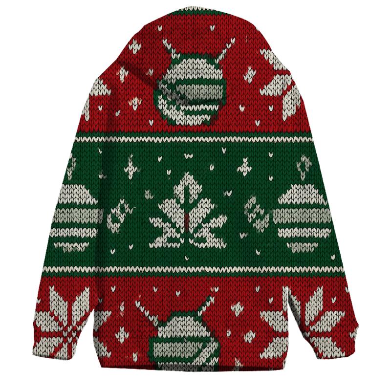Jolly Satellite Snowflake Band Design hoodies fashion