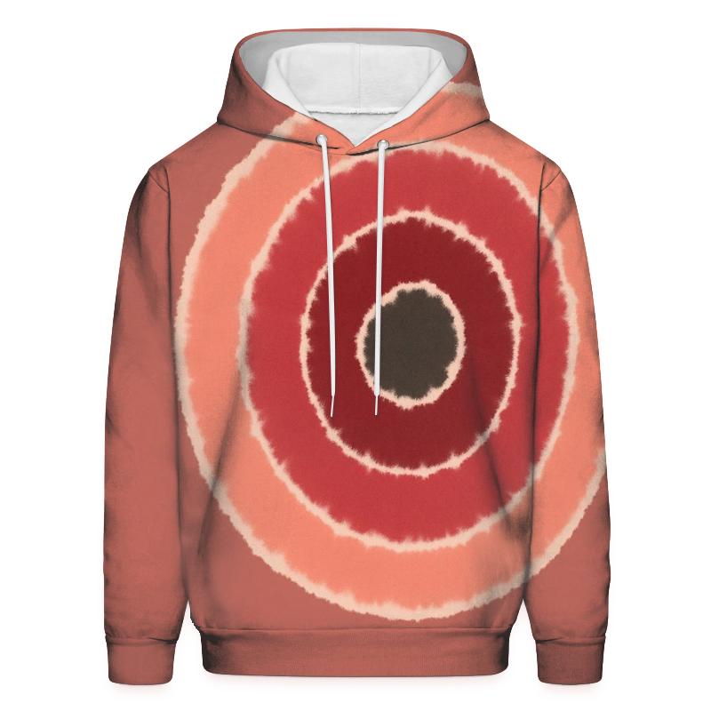 Lunar Eclipse Bullseye Halo Rings embroidered hoodies