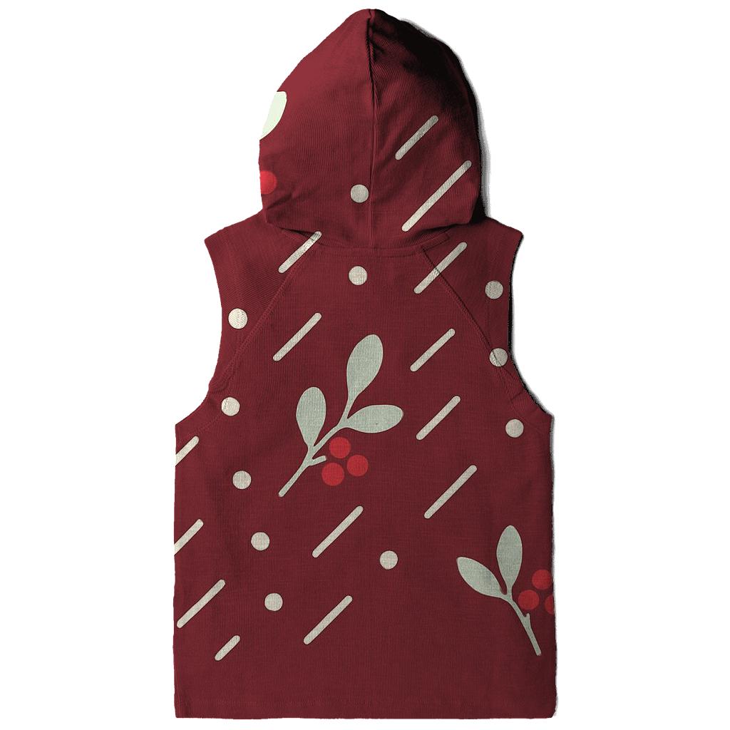 Mistletoe Meteor Shower Dots lightweight hoodies
