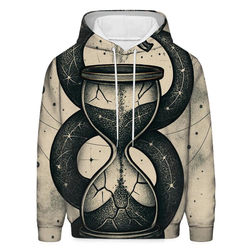 Astral Hourglass Ouroboros printed hoodies