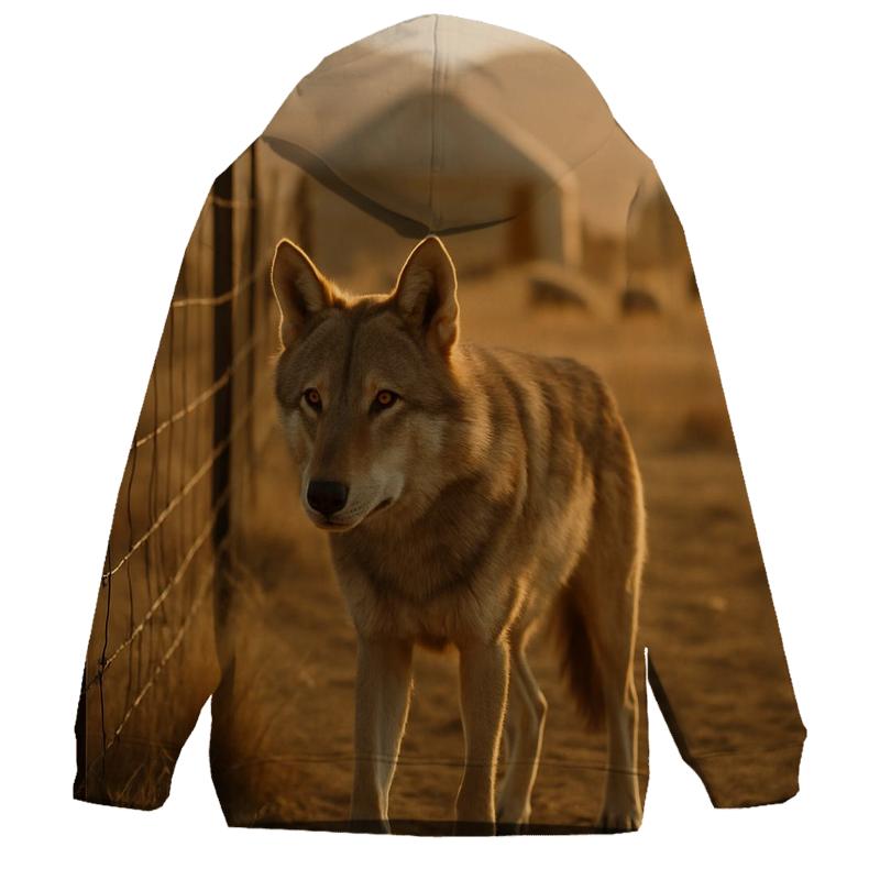 Steppe Wolf And Nomad Fence Line custom hoodies
