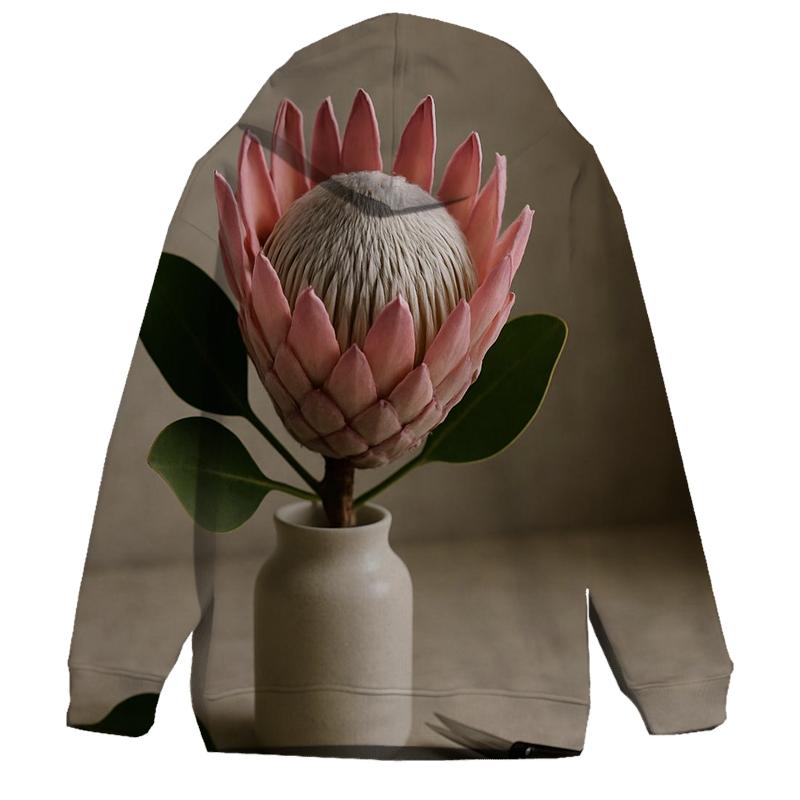 Protea Still Life In A Floral Studio Window hoodie styles