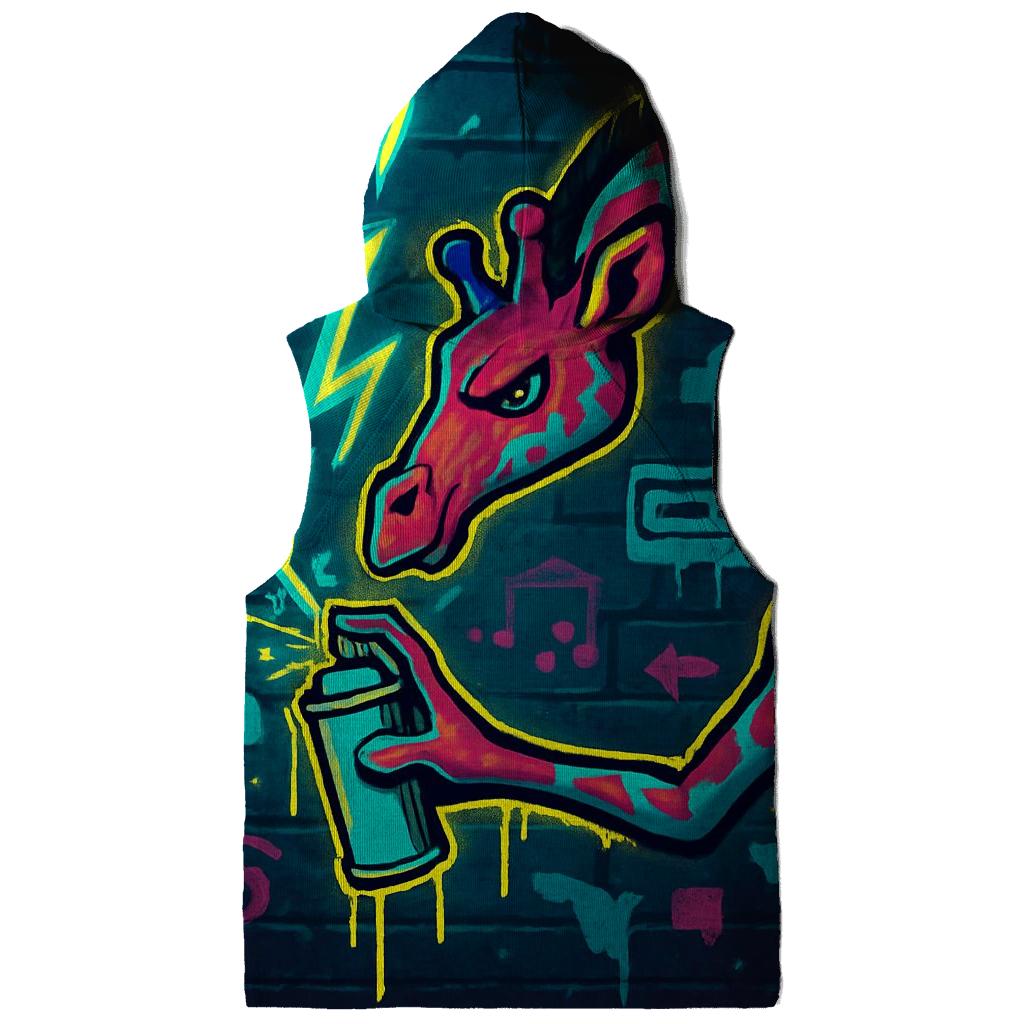 Graffiti Giraffe Voltage designer hoodies