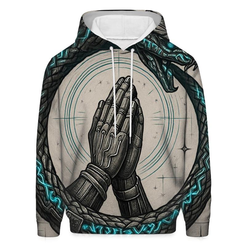 Circuit Prayer Ouroboros pullover hoodies