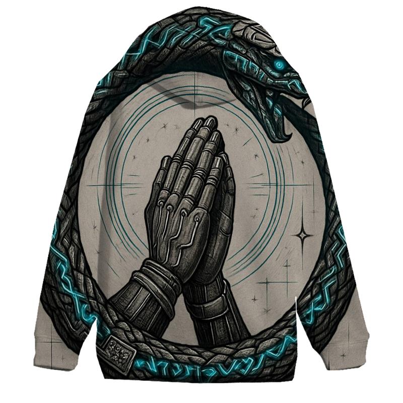 Circuit Prayer Ouroboros pullover hoodies