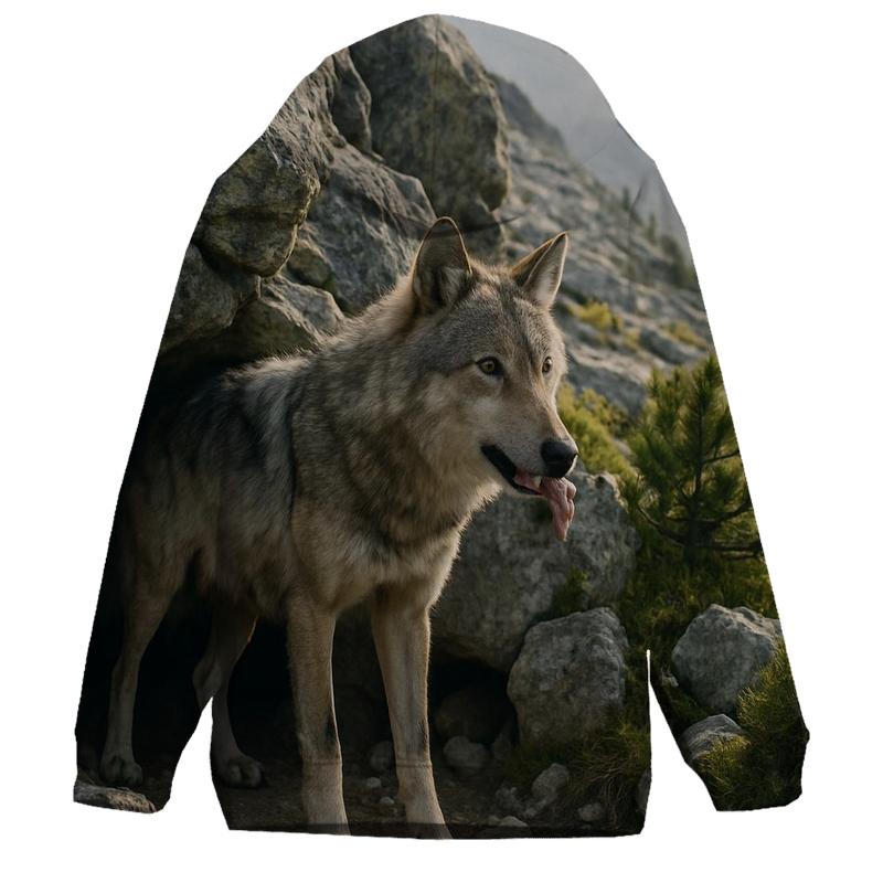 Den Site Monitoring In Alpine Scree printed hoodies