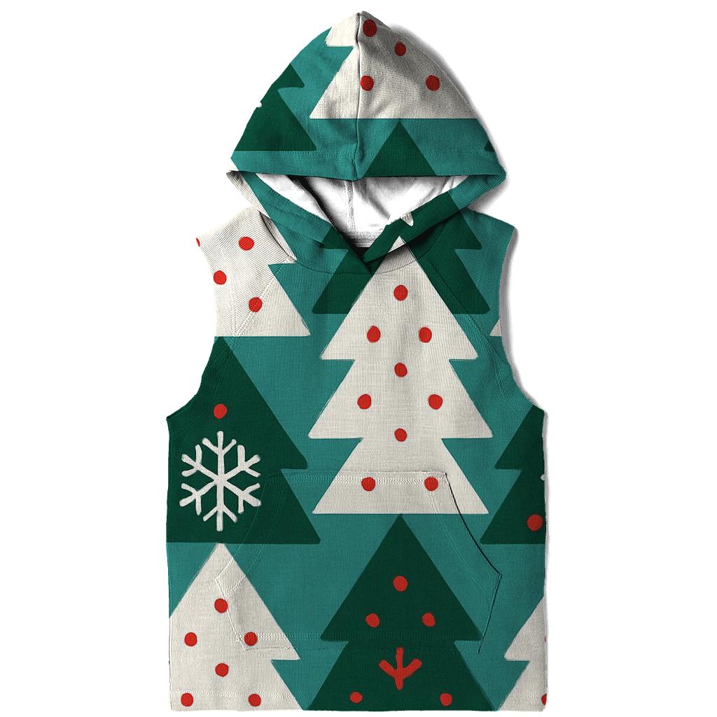 Snowy Tree Tessellation Parade pullover hoodies