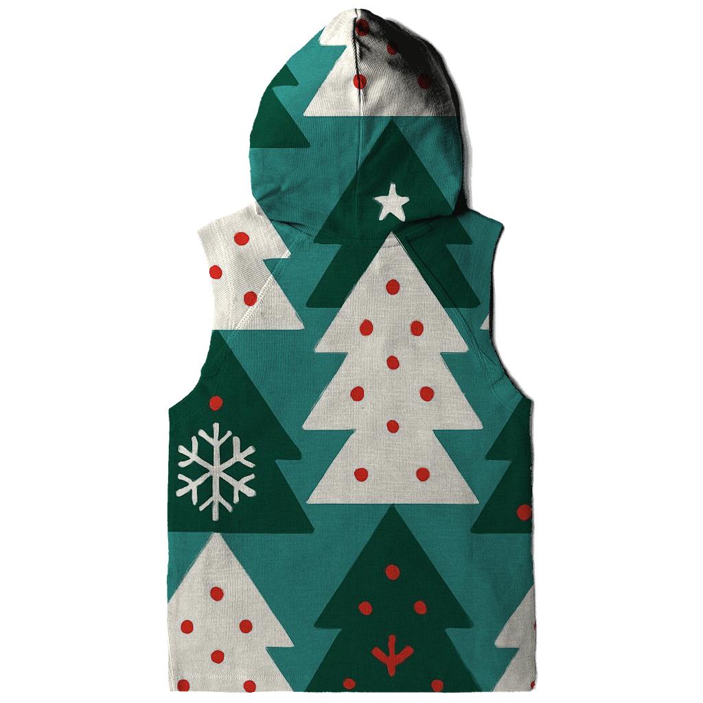 Snowy Tree Tessellation Parade pullover hoodies