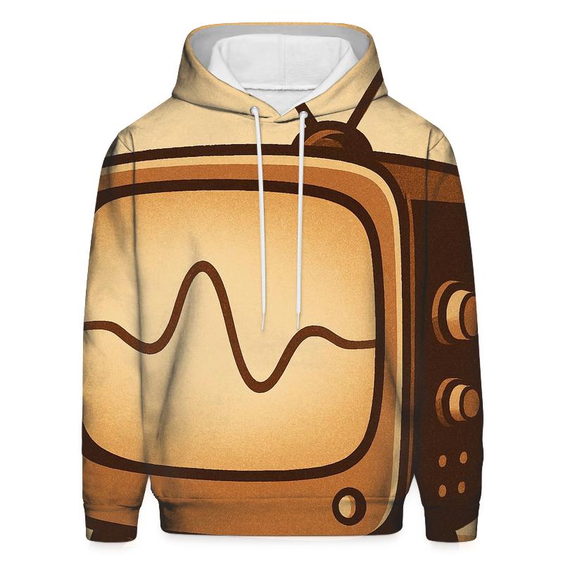 Retro TV Soundwave Window pullover hoodies
