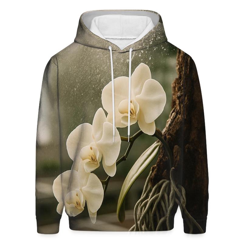 Orchid Roots In A Greenhouse Misting Cycle heavyweight hoodies