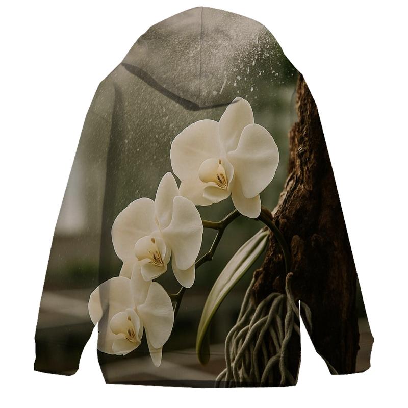 Orchid Roots In A Greenhouse Misting Cycle heavyweight hoodies