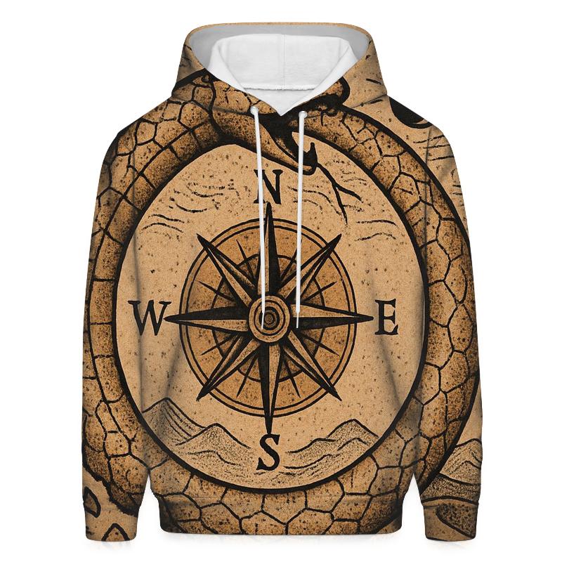 Desert Compass Ouroboros premium hoodies
