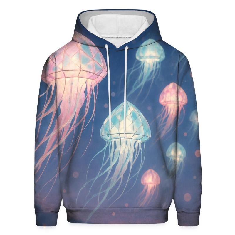 Crystal Jellyfish Lantern Parade designer hoodies