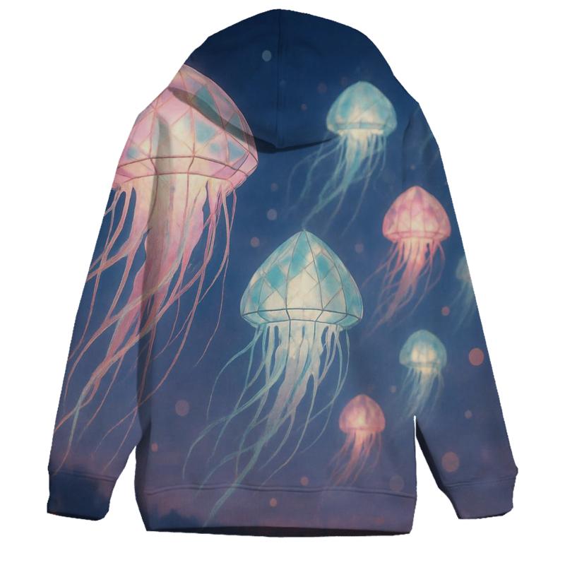 Crystal Jellyfish Lantern Parade designer hoodies
