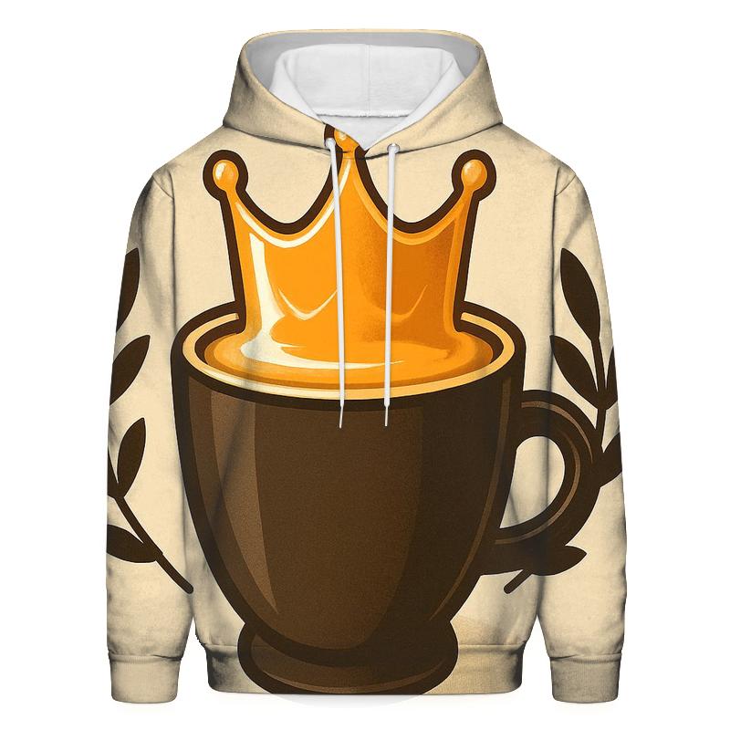 Crema Crown Emblem custom hoodies