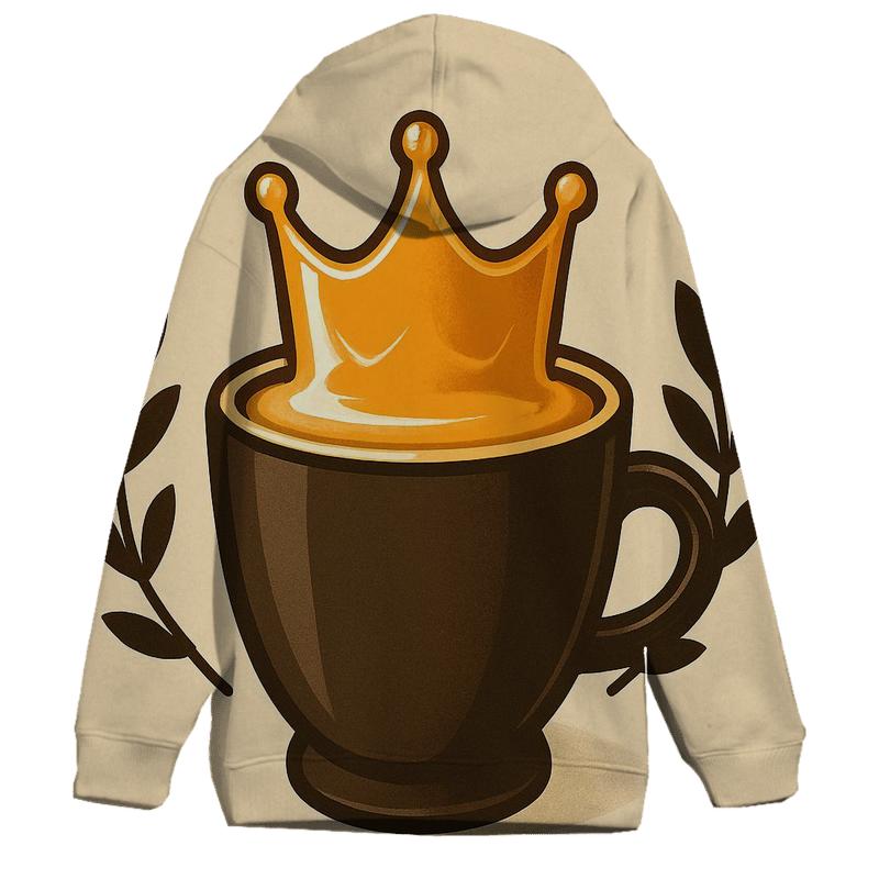 Crema Crown Emblem custom hoodies