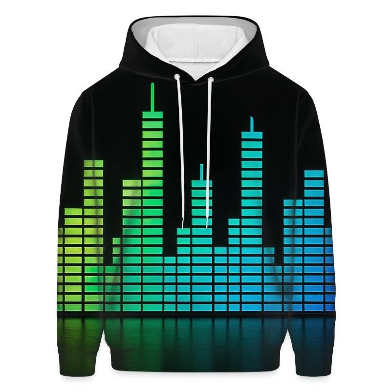 Equalizer Skyline Night premium hoodies