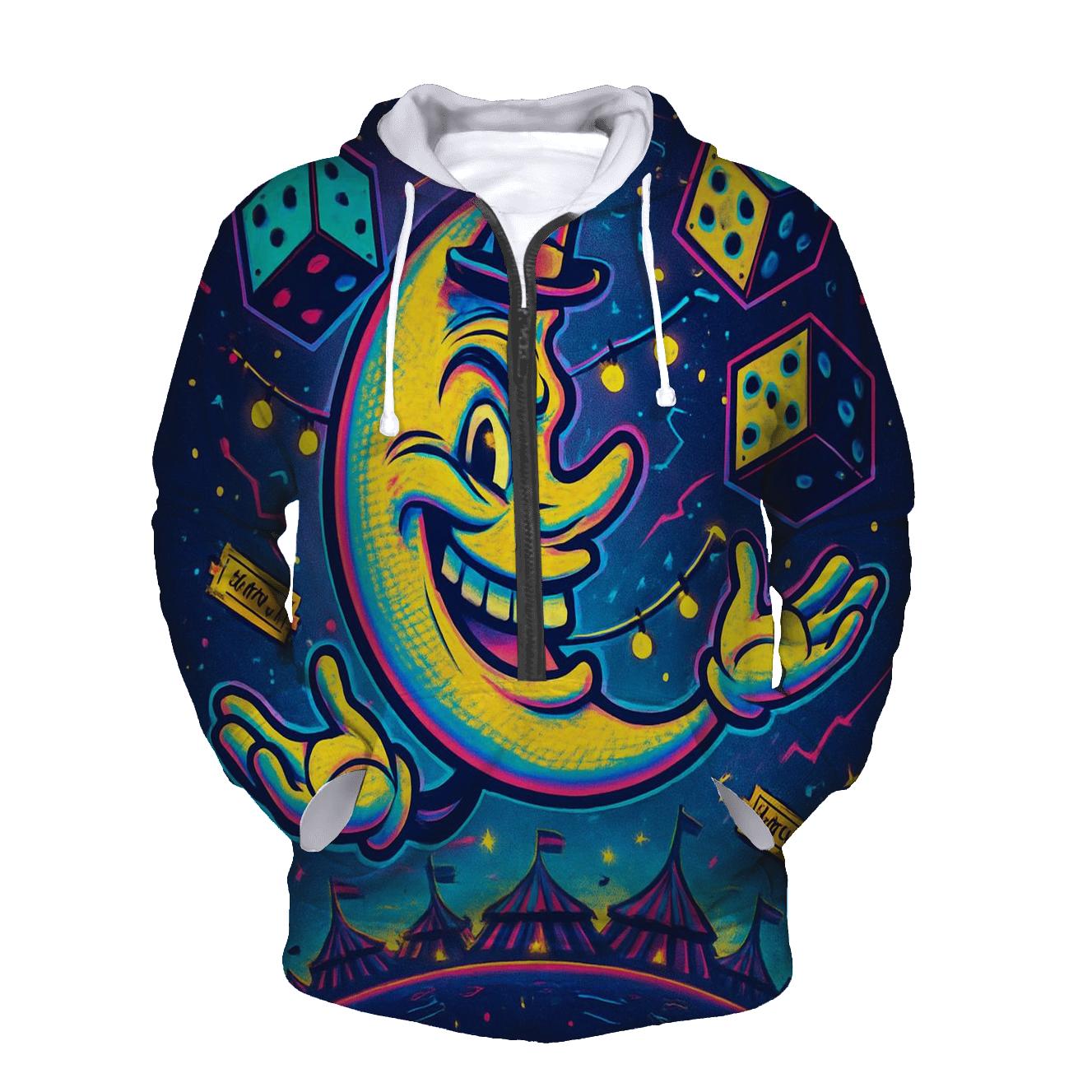 Dice Moon Carnival pullover hoodies
