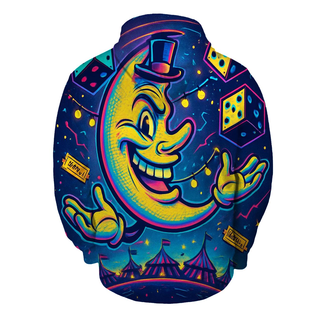 Dice Moon Carnival pullover hoodies